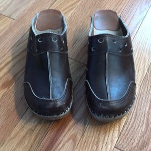 Bastad Swedish clogs. Brown size 38